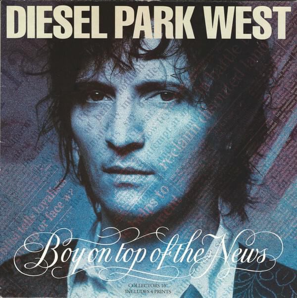 Album cover art for "Boy On Top of the News" by Diesel Park West