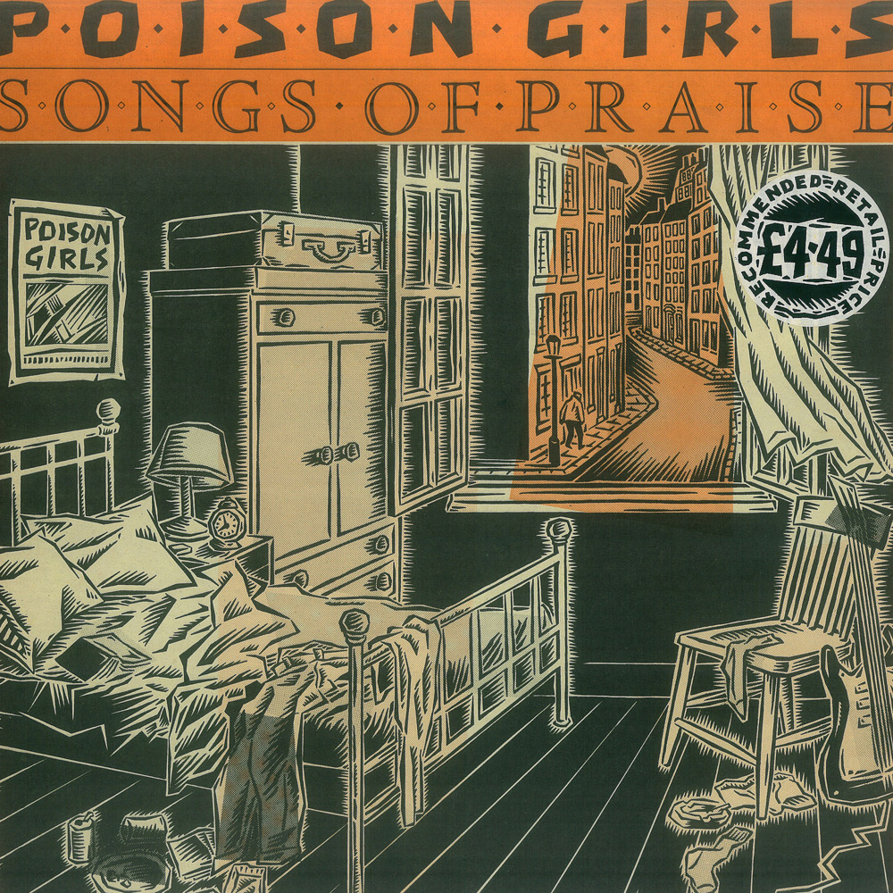 Album cover art for "Voodoo Pappadollar" by Poison Girls