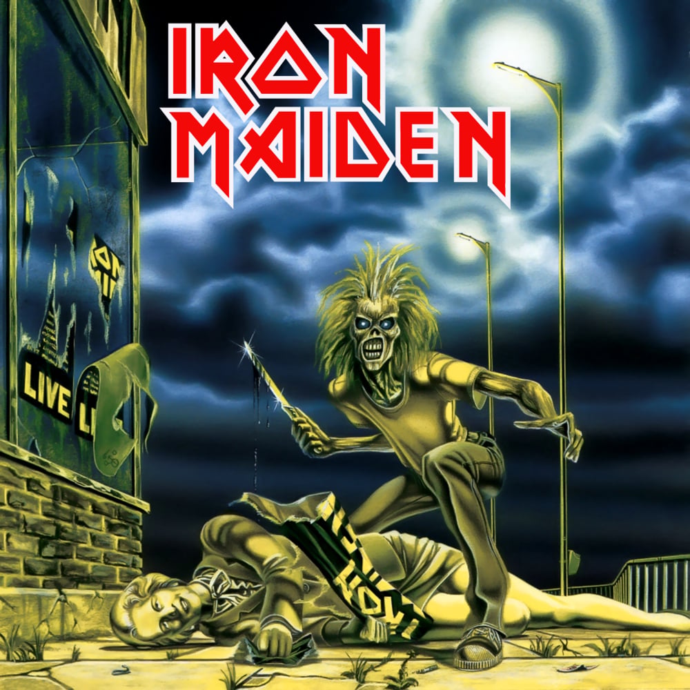 Album cover art for "Sanctuary" by Iron Maiden