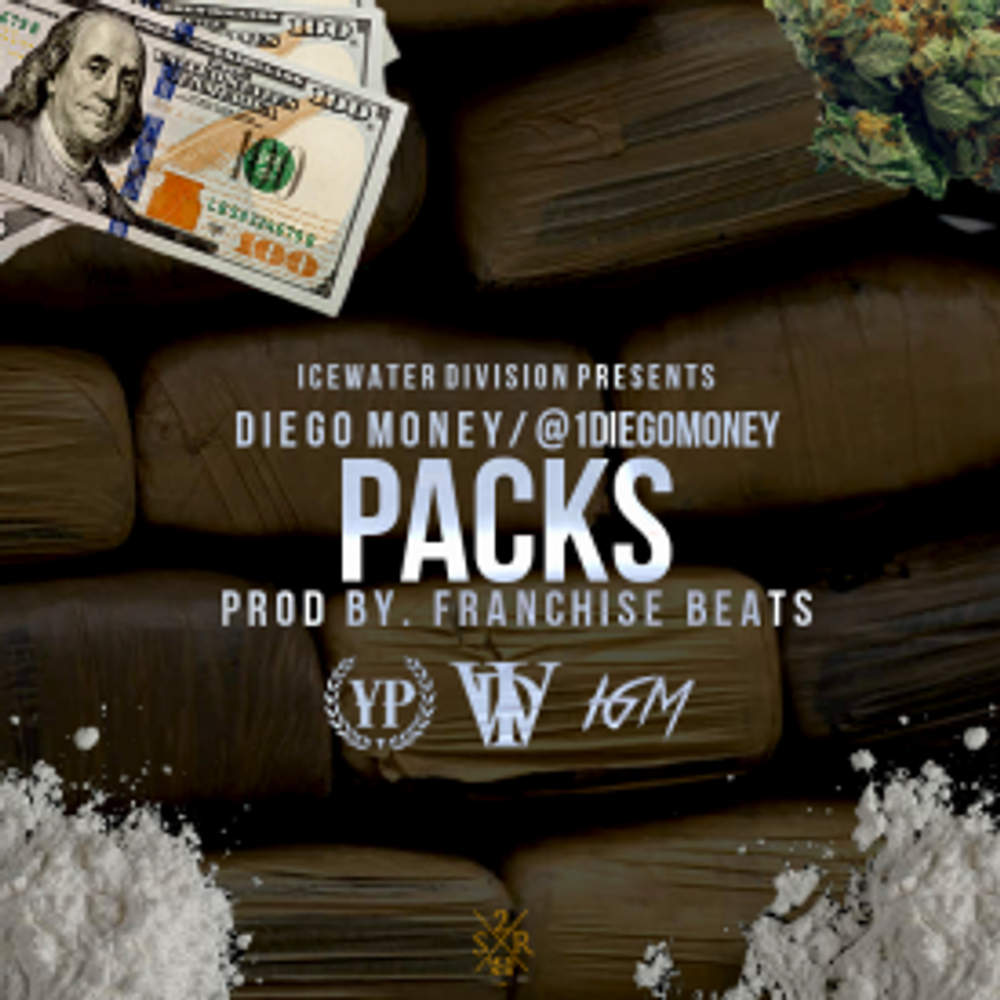 Album cover art for "Packs" by Diego Money
