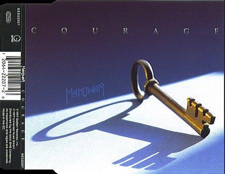Album cover art for "Courage" by Manowar