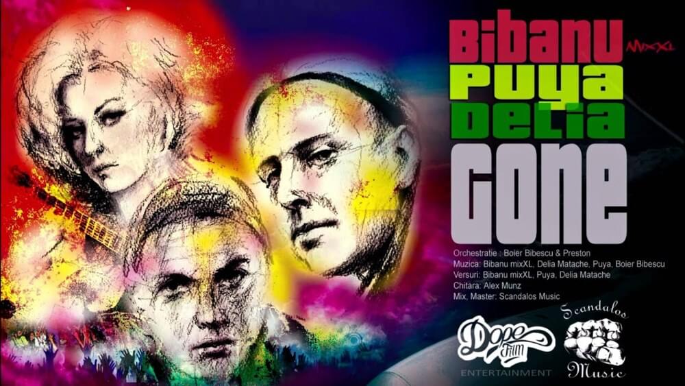 Album cover art for "Gone" by Bibanu & Puya & Delia
