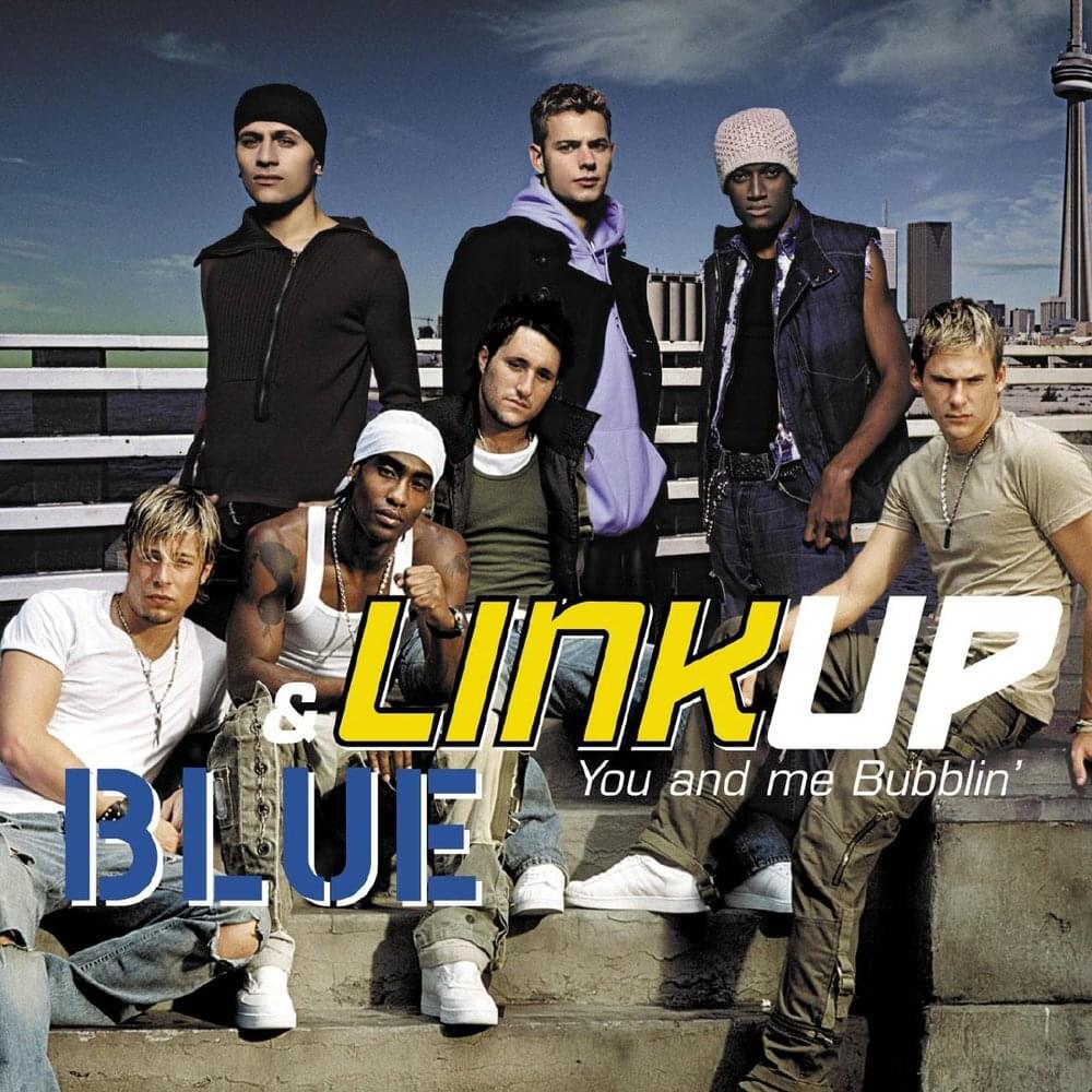 Album cover art for "You and Me Bubblin’" by Blue & Linkup
