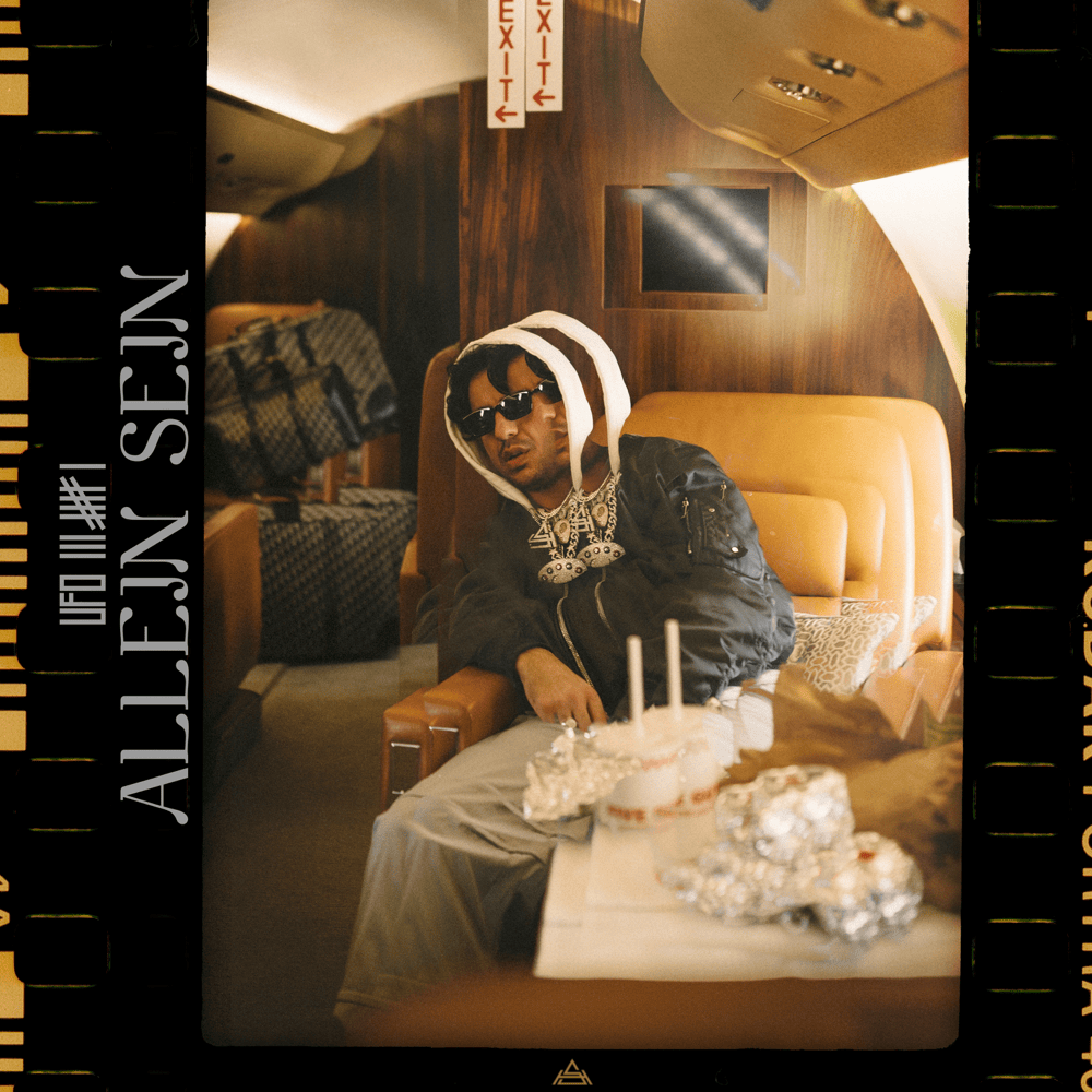 Album cover art for "Allein sein" by Ufo361