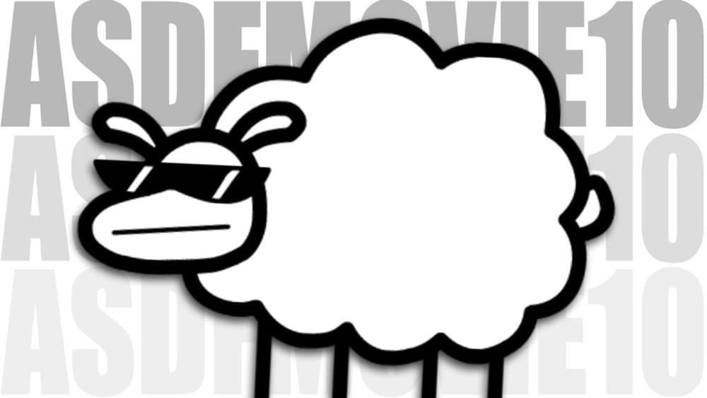 Album cover art for "​asdfmovie10" by TomSka & Edd Gould & Mike Trueman & Jacob Trueman & Rebecca Parham & Jacksepticeye & Phil Lester & Dan Howell & Elliot Gough & Chloe Dungate & ​jacksfilms & Luke Cutforth & Black Gryph0n & Erin Breslin & Eddie Bowley