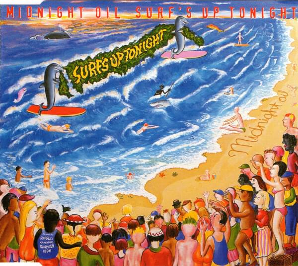 Album cover art for "Surf’s Up Tonight" by Midnight Oil