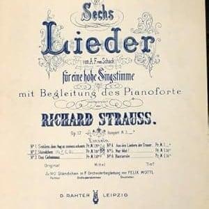 Das Geheimnis by Richard Strauss