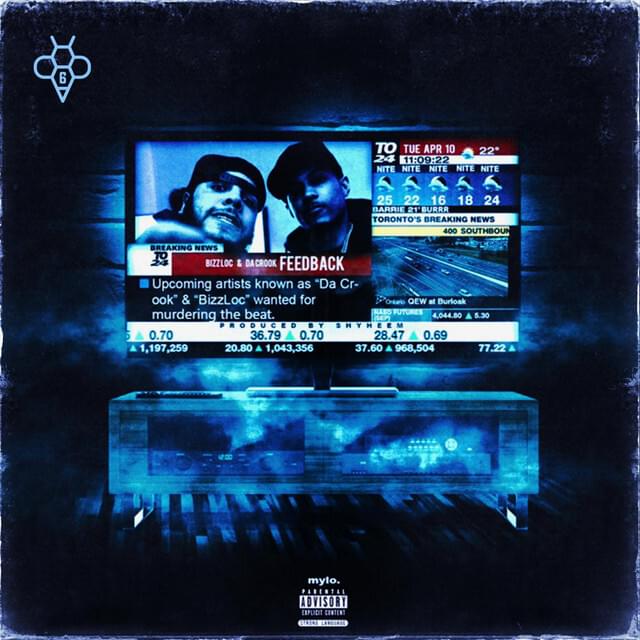 Album cover art for "FeedBack" by Da Crook & Bizz Loc