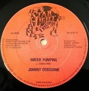 Album cover art for "Water Pumping" by Johnny Osbourne