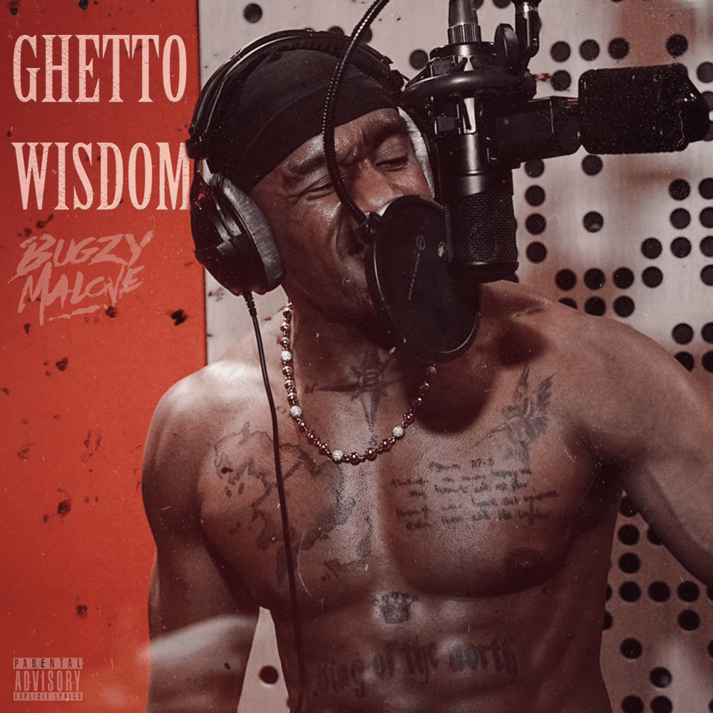 Album cover art for "Ghetto Wisdom" by Bugzy Malone