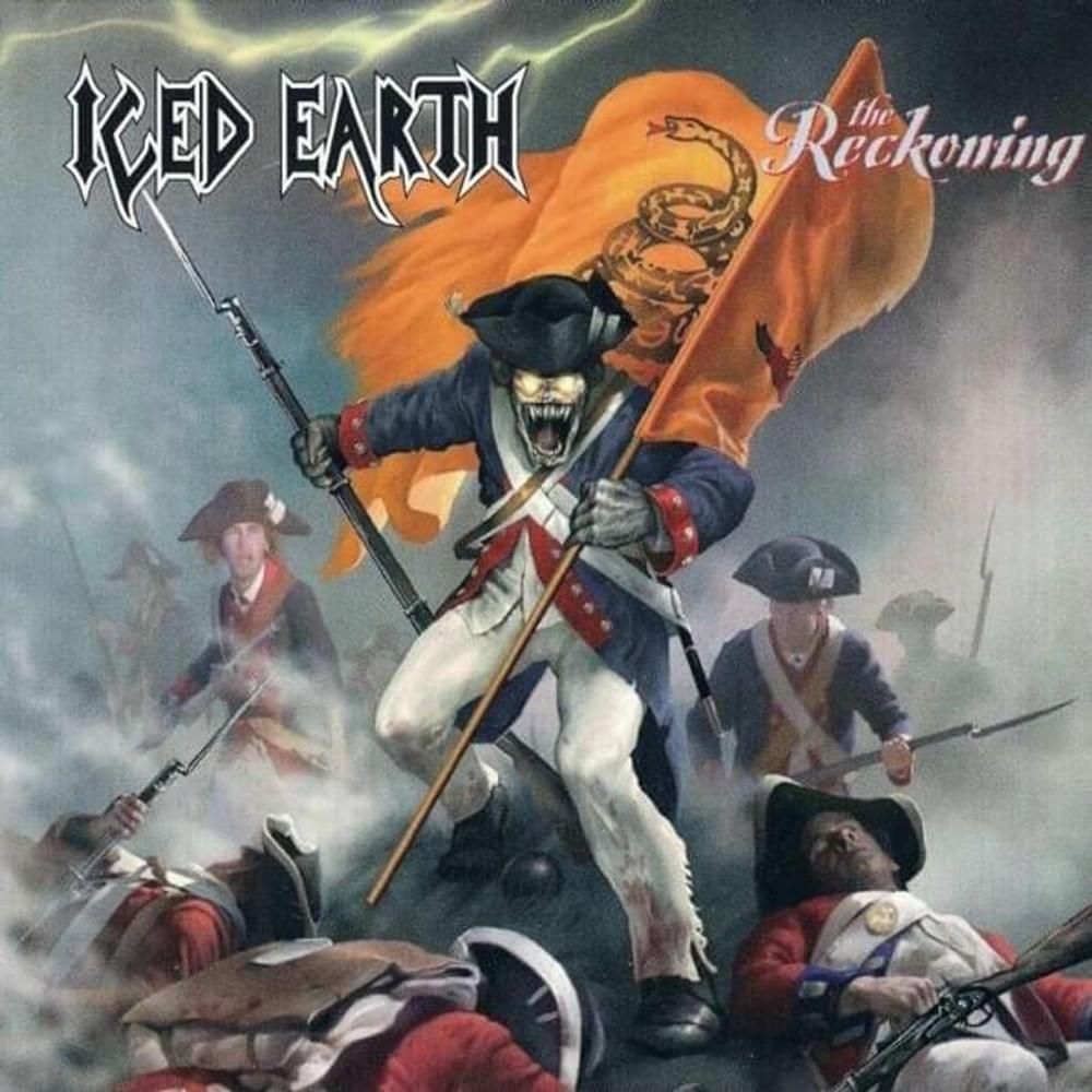 Album cover art for "The Reckoning (Don’t Tread on Me)" by Iced Earth