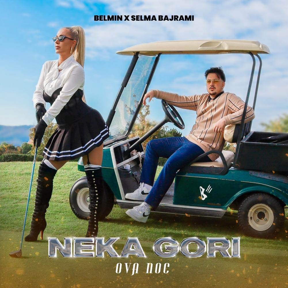 Album cover art for "Neka gori ova noć" by Selma Bajrami & Belmin