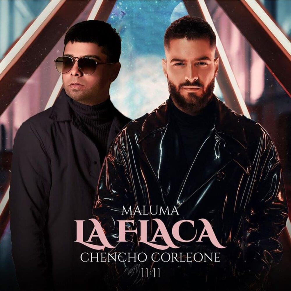 Album cover art for "La Flaca" by Maluma & Chencho Corleone