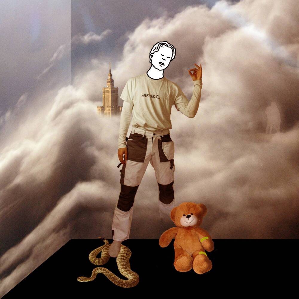 Album cover art for "Aksonometria" by Kinny Zimmer
