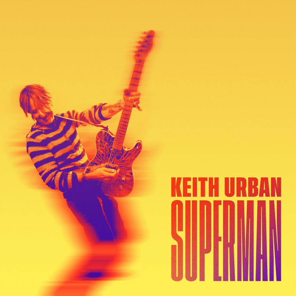 Album cover art for "Superman" by Keith Urban