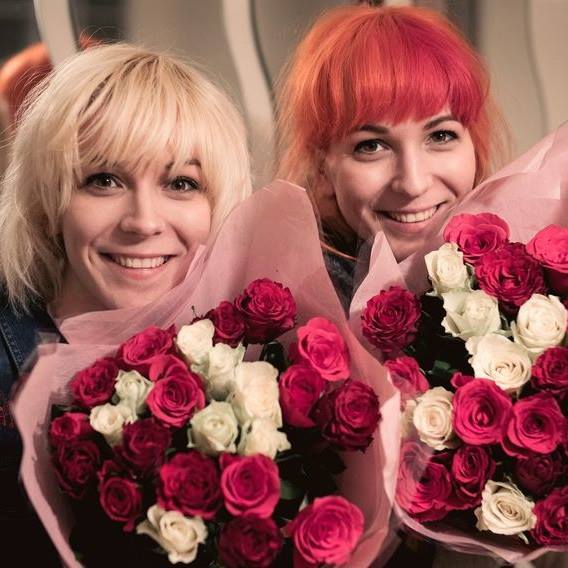 Album cover art for "Please Please Me" by MonaLisa Twins