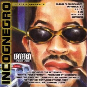 Album cover art for "Get Off Me" by Ludacris & Pastor Troy