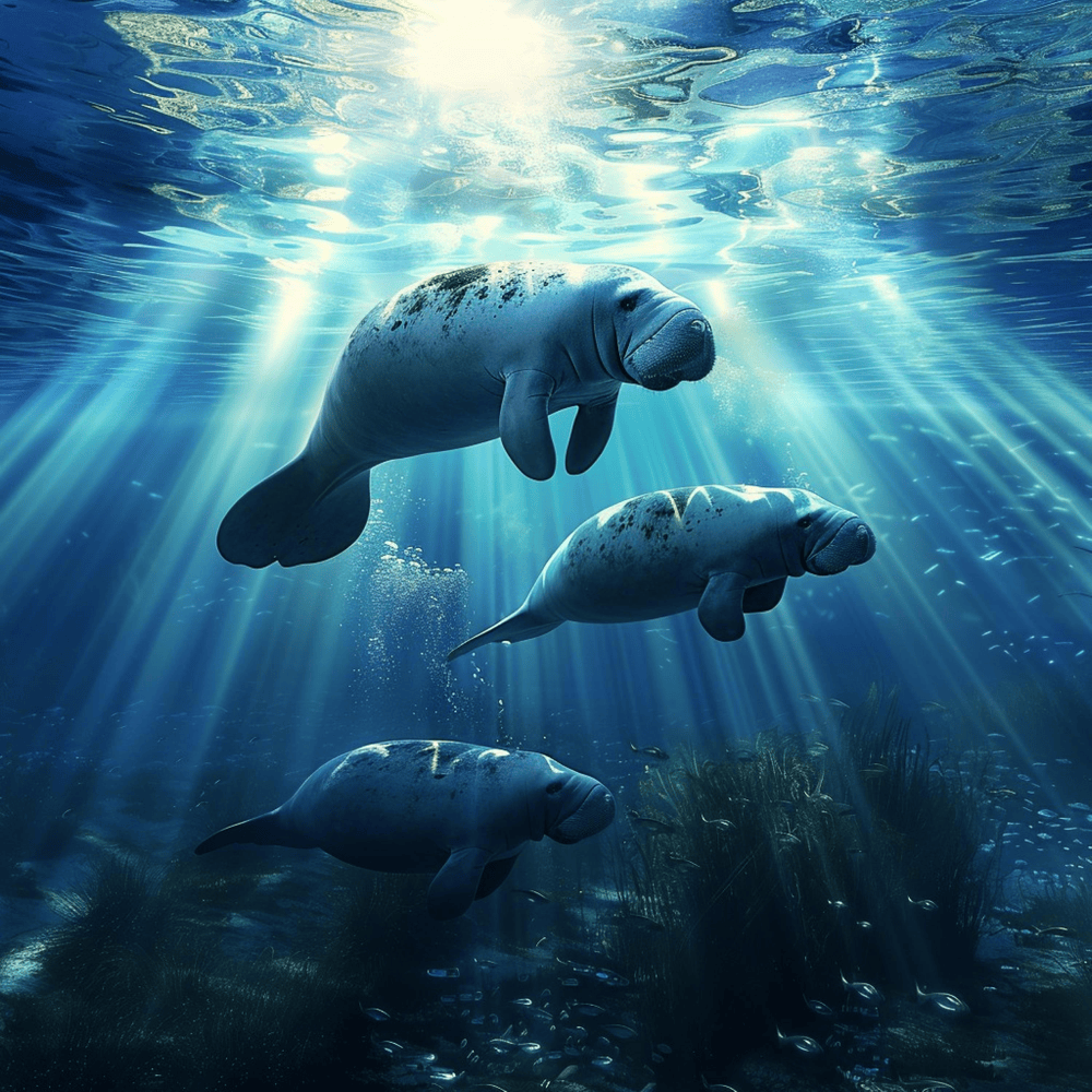 Album cover art for "Music for Manatees" by Kevin MacLeod