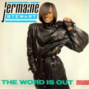 Album cover art for "The Word Is Out" by Jermaine Stewart