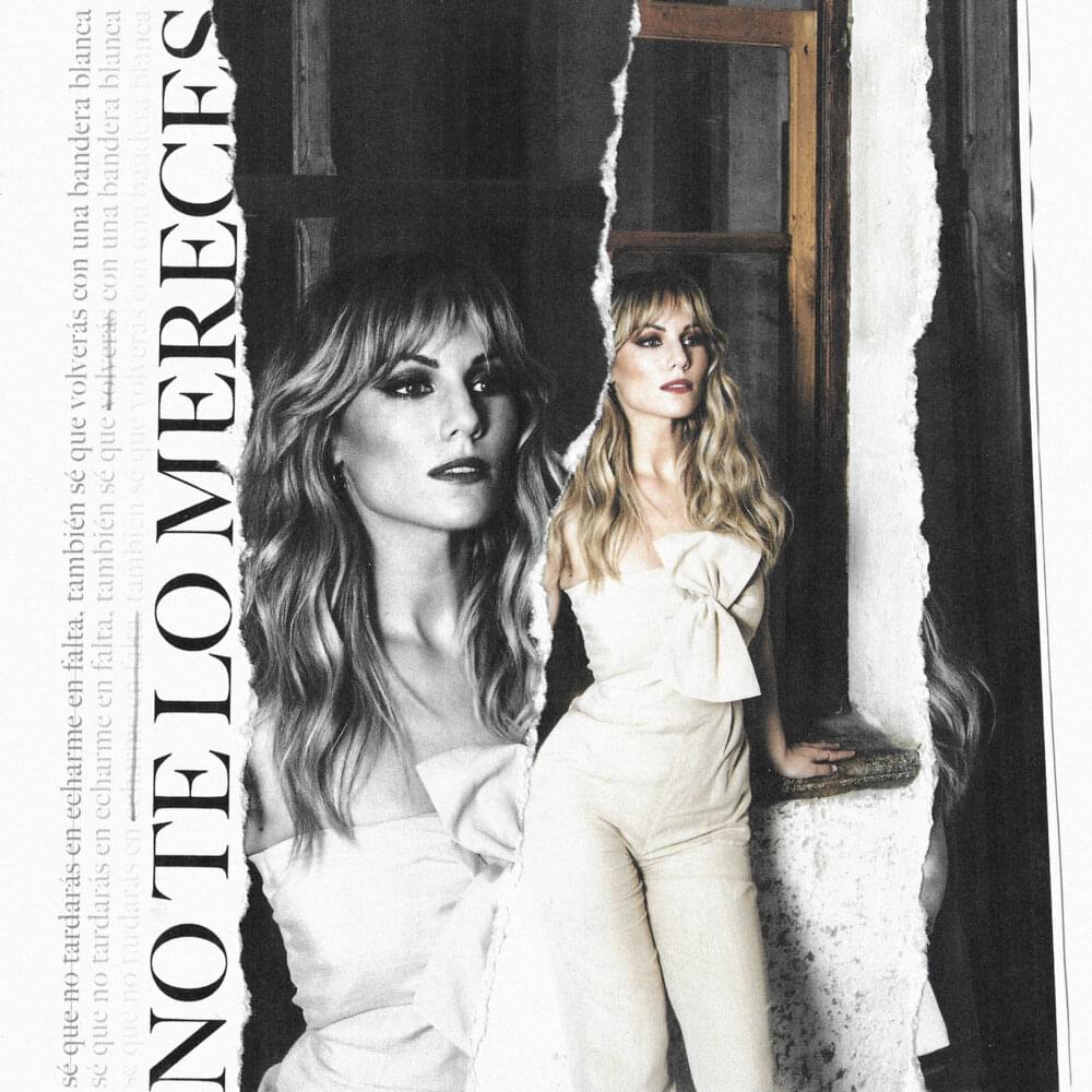 Album cover art for "No Te Lo Mereces" by Edurne