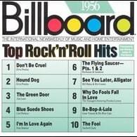 Album cover art for "The Green Door" by Jim Lowe (Rock) & The High Fives