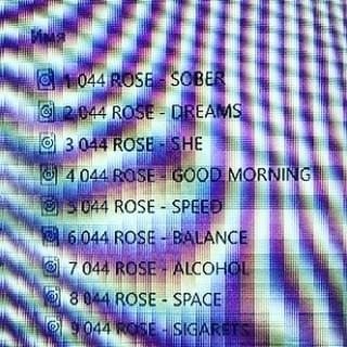 Album cover art for "ALCOHOL" by 044 ROSE