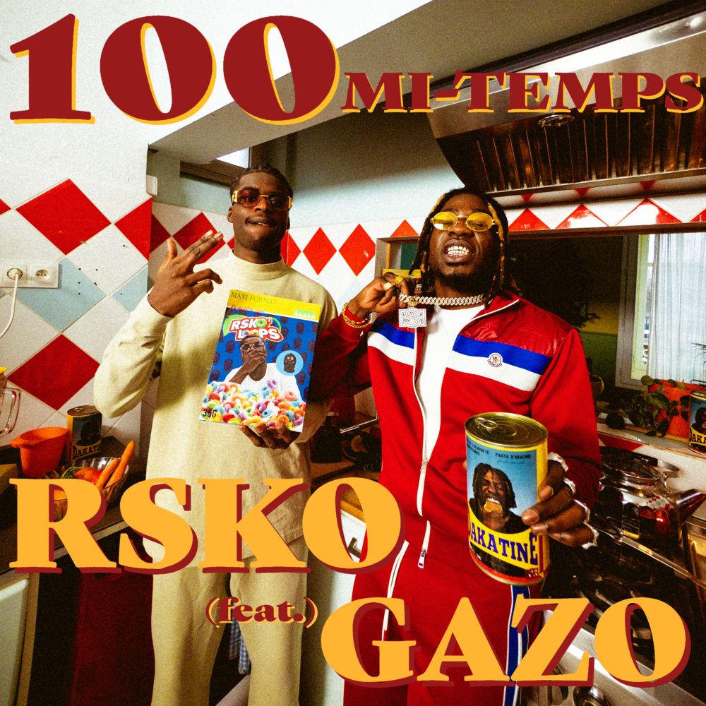Album cover art for "100 Mi-Temps" by Rsko & Gazo