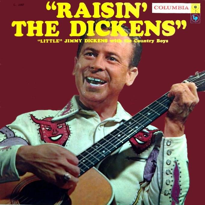 Album cover art for "Out Behind the Barn" by “Little” Jimmy Dickens