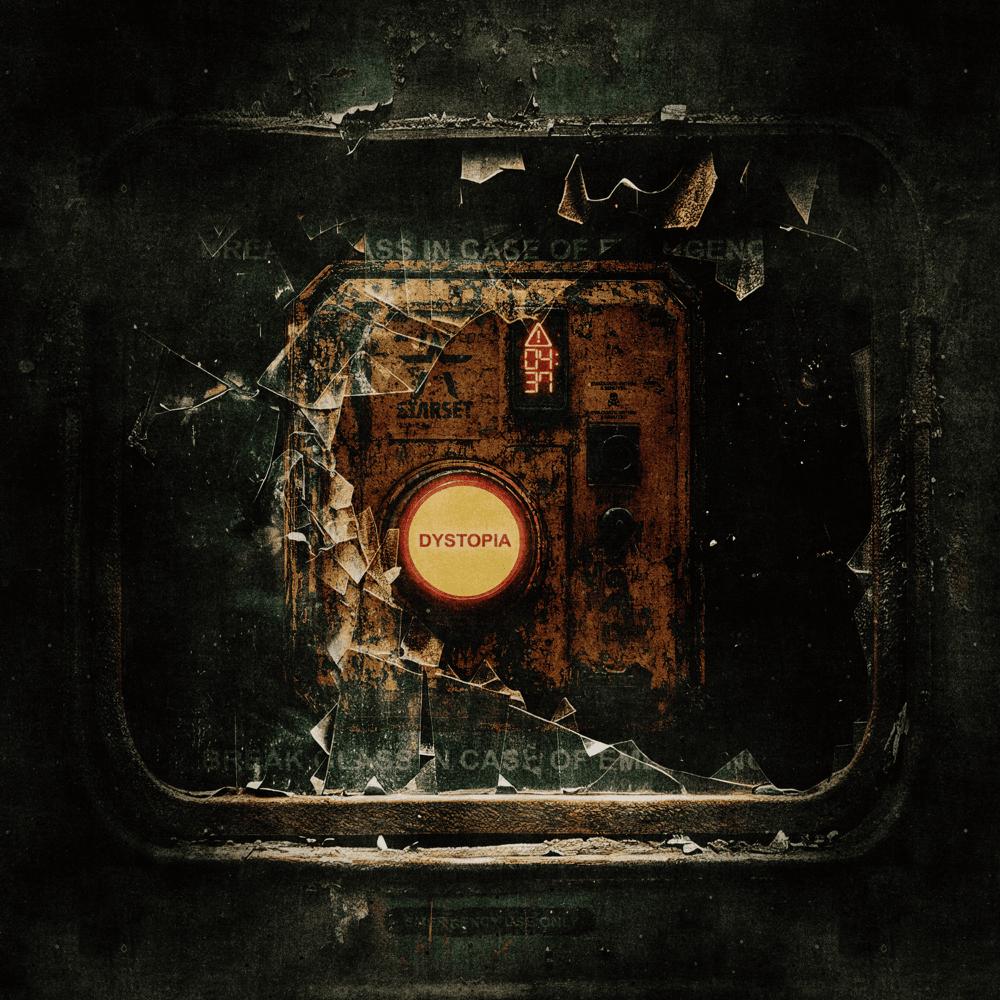 Album cover art for "DYSTOPIA" by STARSET