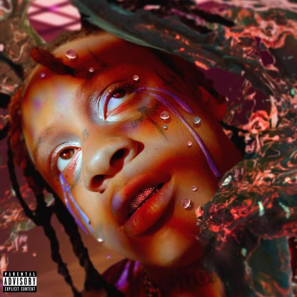 Album cover art for "Abandoned" by Trippie Redd & Mariah the Scientist