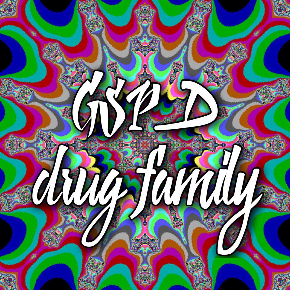 Album cover art for "Drug Family" by GSPD