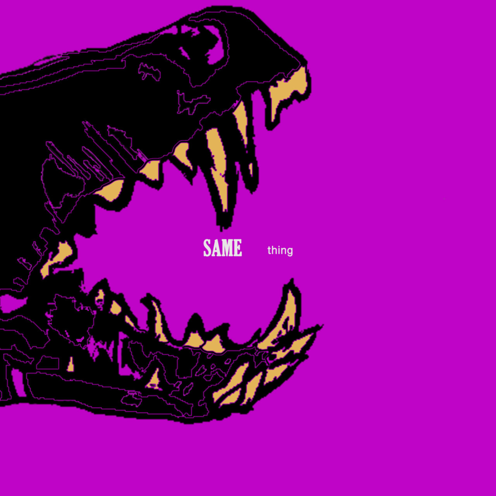Album cover art for "Same Thing" by Genesis Owusu