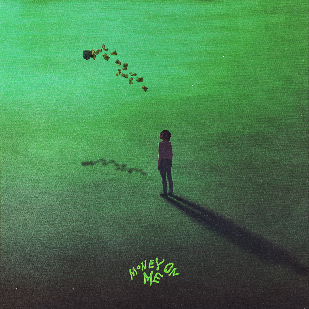 Album cover art for "MONEY ON ME" by Lil Tecca
