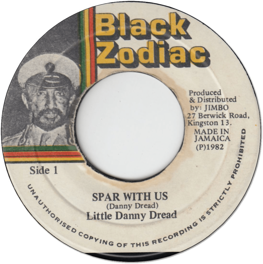 Album cover art for "Spar With Us" by Danny Dread