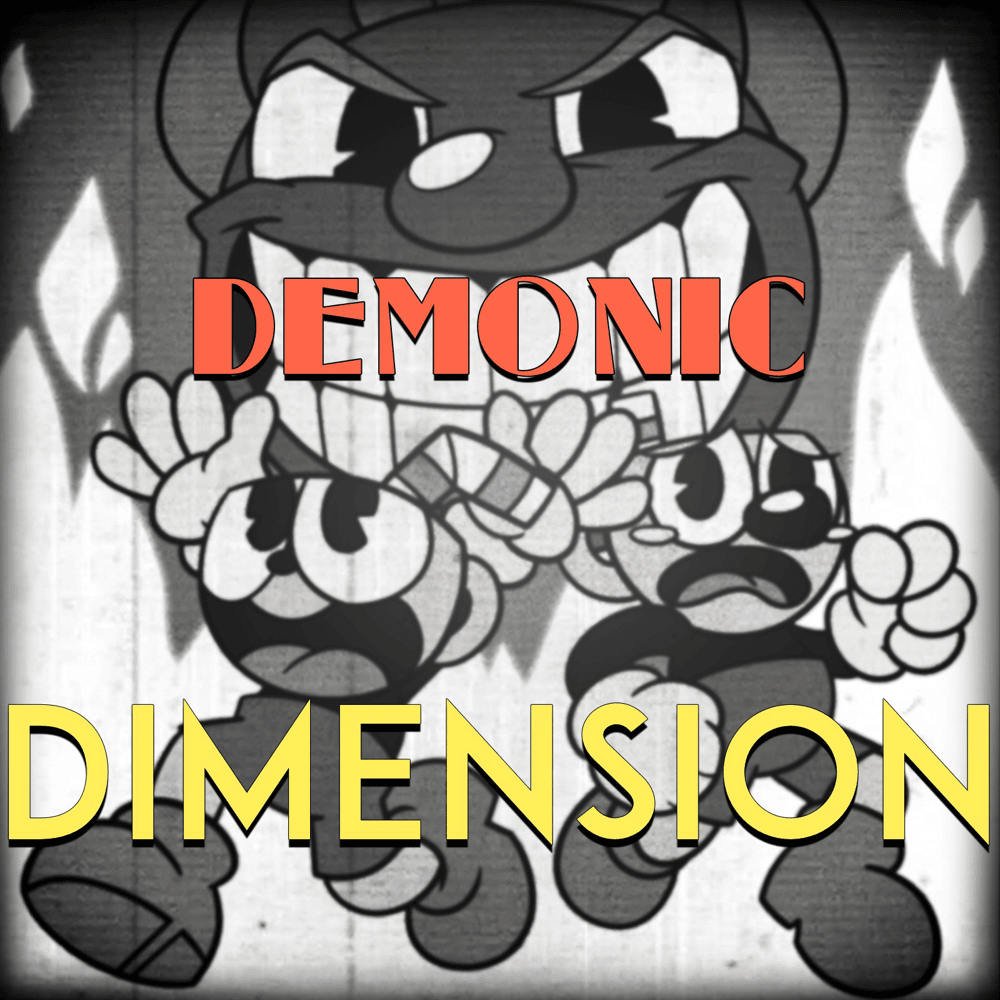 Album cover art for "Demonic Dimension" by Rockit Music