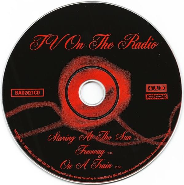 Album cover art for "Freeway" by TV on the Radio