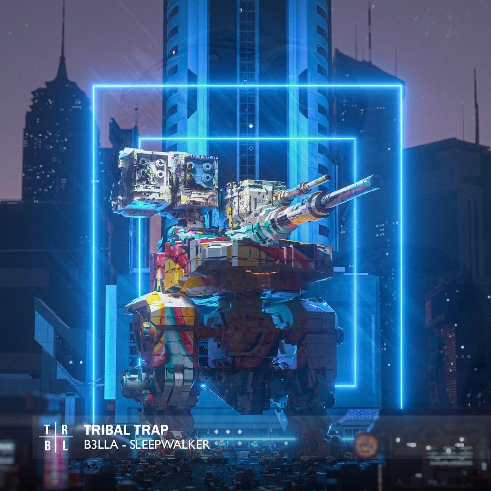 Album cover art for "Sleepwalker" by B3LLA