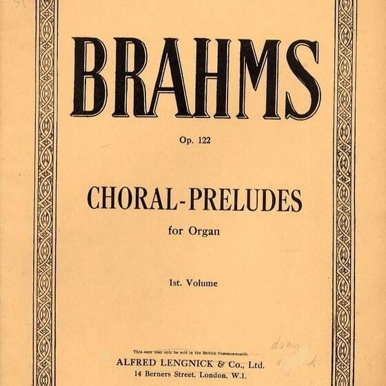 Cover image for Choral Preludes, Op. 122