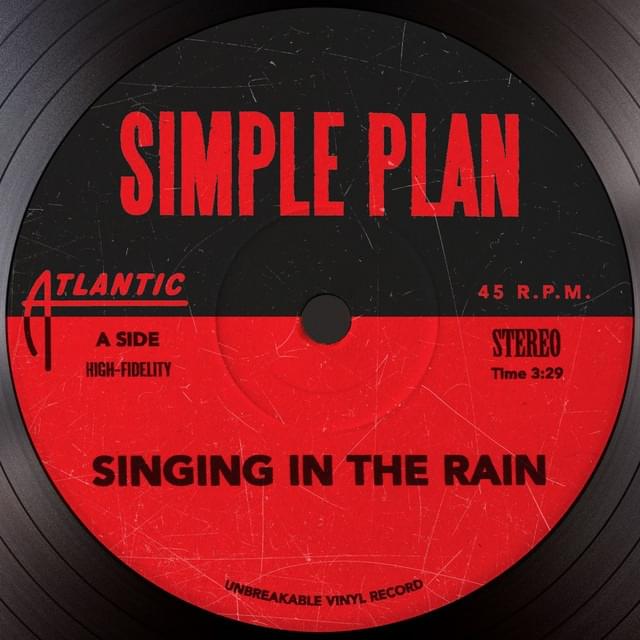 Album cover art for "Singing in the Rain (Remix)" by Simple Plan & R. City