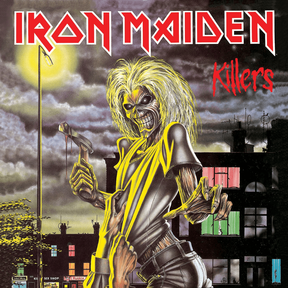 Album cover art for "Killers" by Iron Maiden