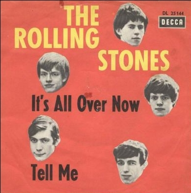 Album cover art for "It's All Over Now" by The Rolling Stones