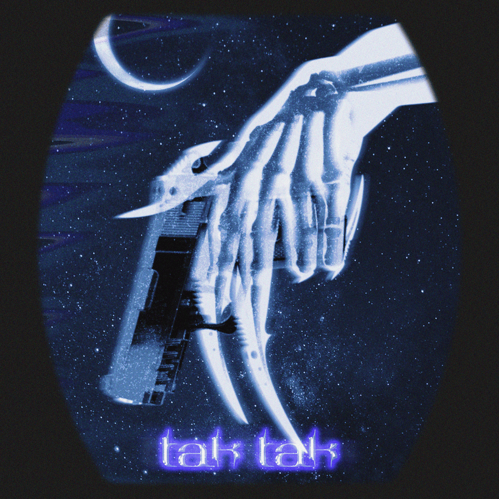 Album cover art for "tak tak" by Haiyti