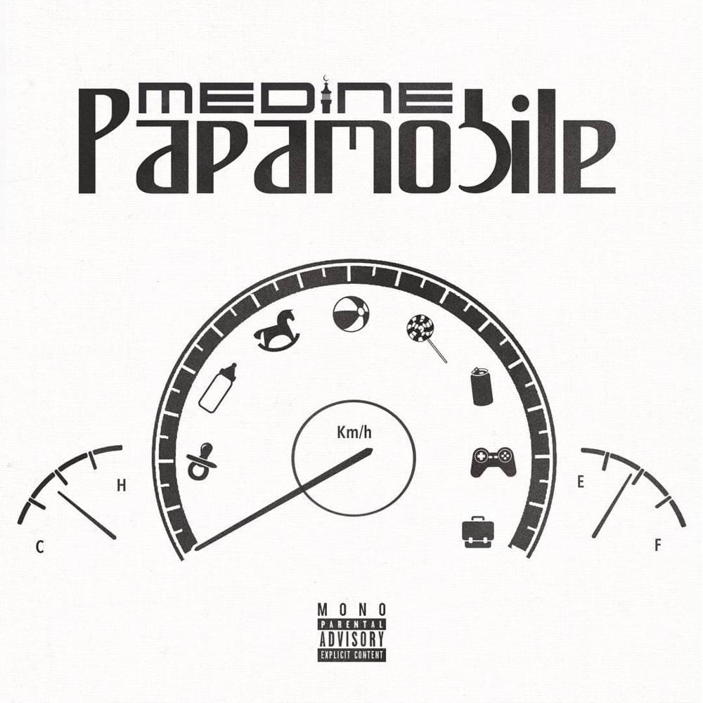 Album cover art for "Papamobile" by Médine & 20syl