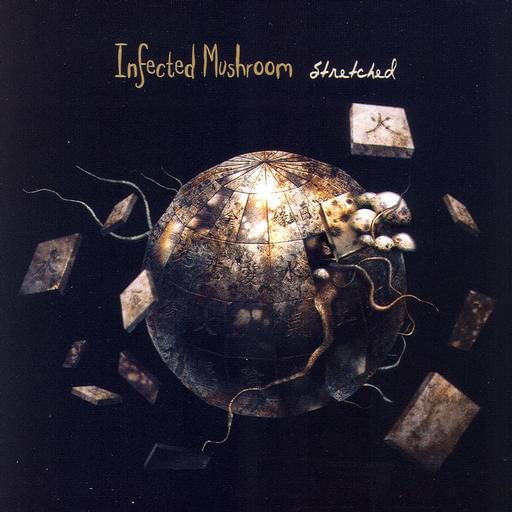 Album cover art for "Stretched" by Infected Mushroom