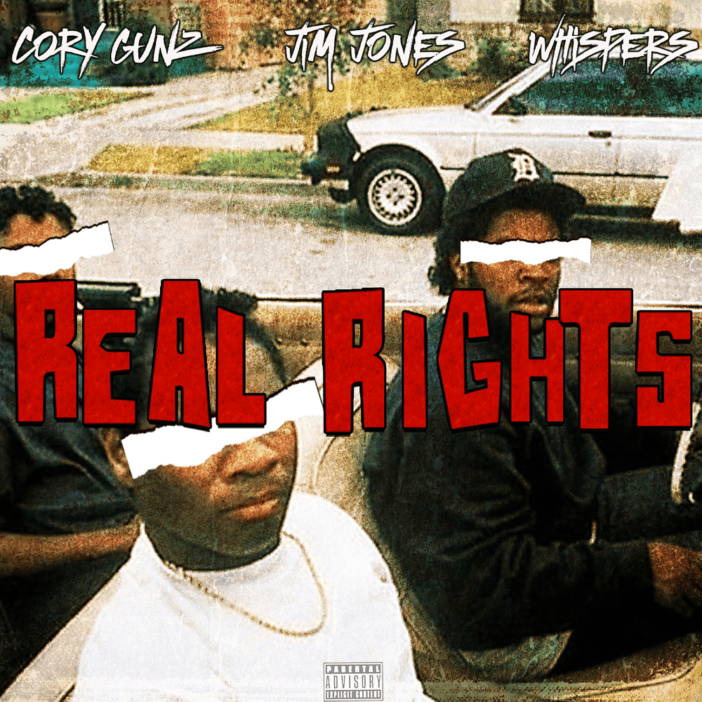 Album cover art for "Real Rights" by Cory Gunz