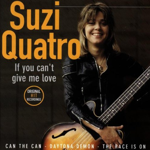 Album cover art for "Heartbreak Hotel" by Suzi Quatro