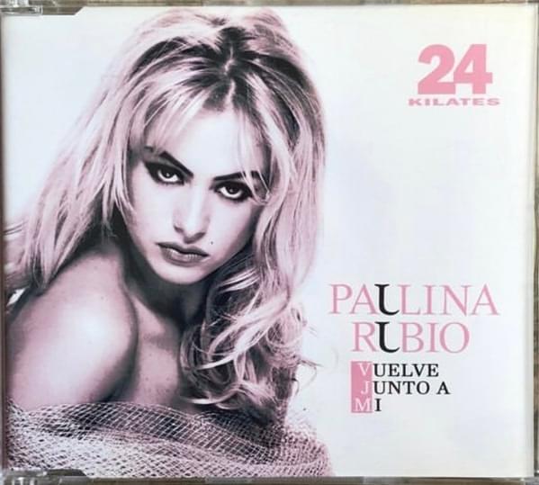 Album cover art for "Vuelve Junto a Mí" by Paulina Rubio
