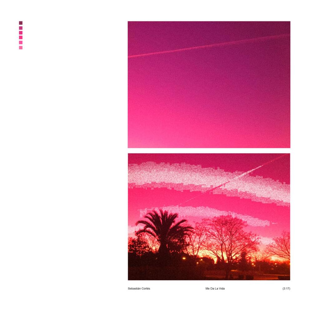 Album cover art for "Me Da La Vida" by Sebastián Cortés