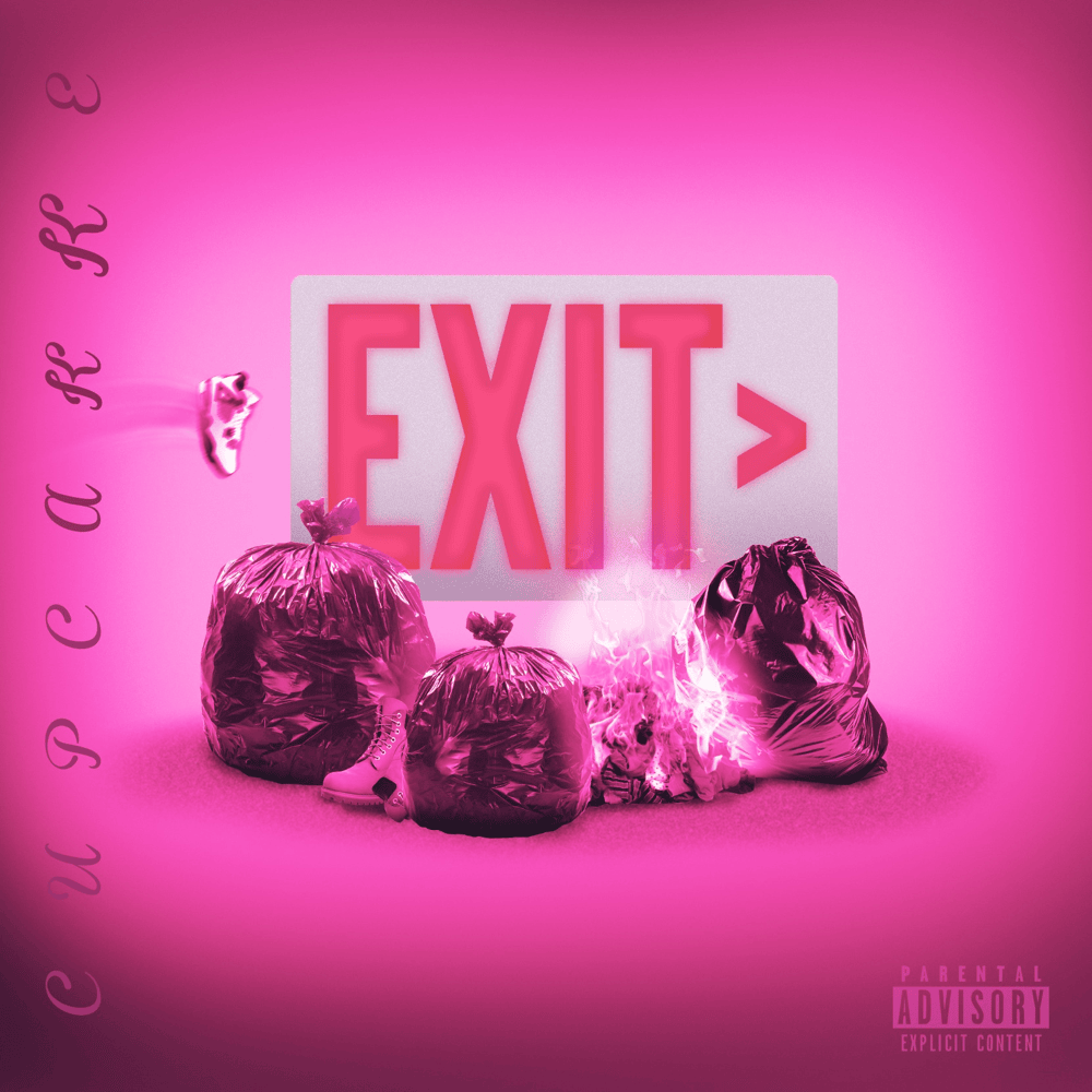 Album cover art for "Exit" by cupcakKe