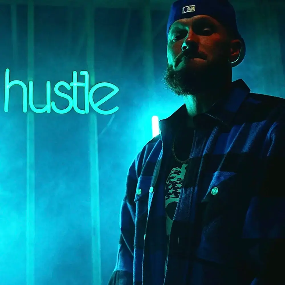 Album cover art for "Hustle" by Tyson James